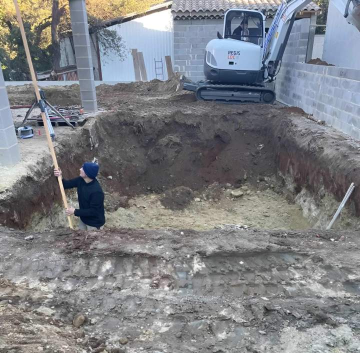 Fondation piscine Grignan